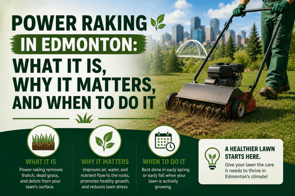 power raking Edmonton