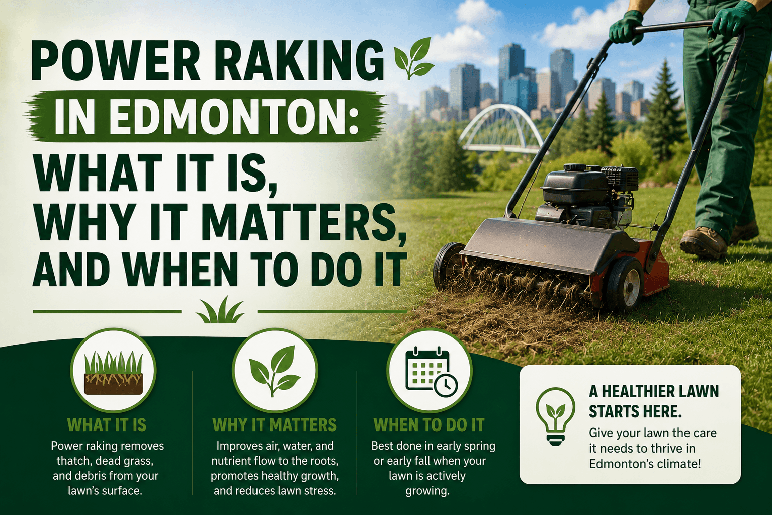 power raking Edmonton